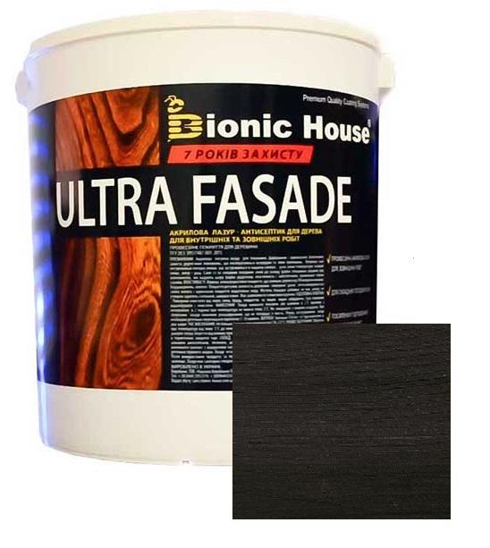 Ультрастійка фарба для дерева Ultra Facade 10 л Чорний (20178678) - фото 1