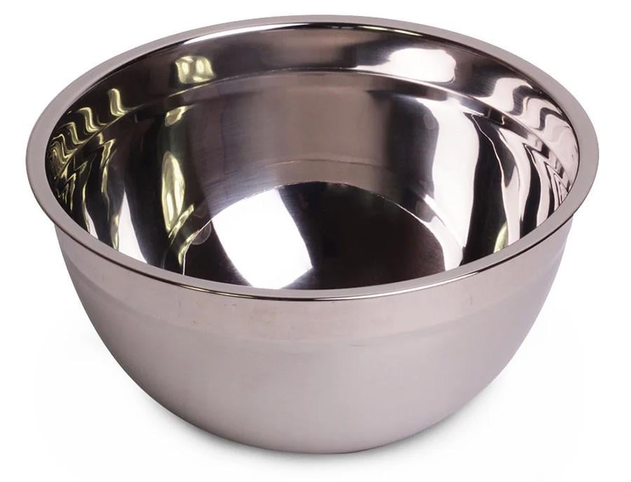 Миска Kamille GerStyle кругла Ø 24 см нержавіюча сталь (KM-4319)