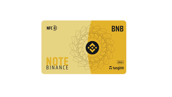 Крипто-кошелек Tangem Note BNB