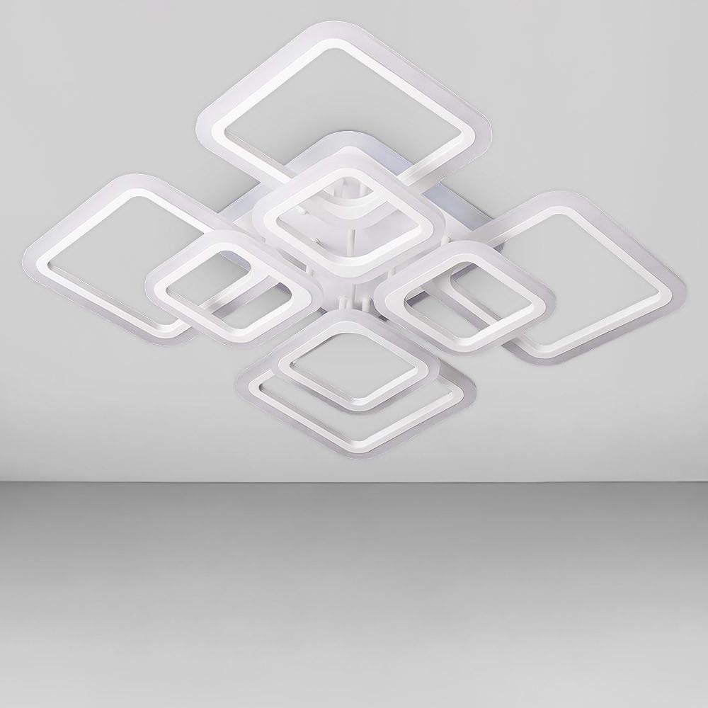 Люстра светодиодная Svet 192W 3000-6000К Белый (SL-5342/4+4B WT+RGB DIMMER)