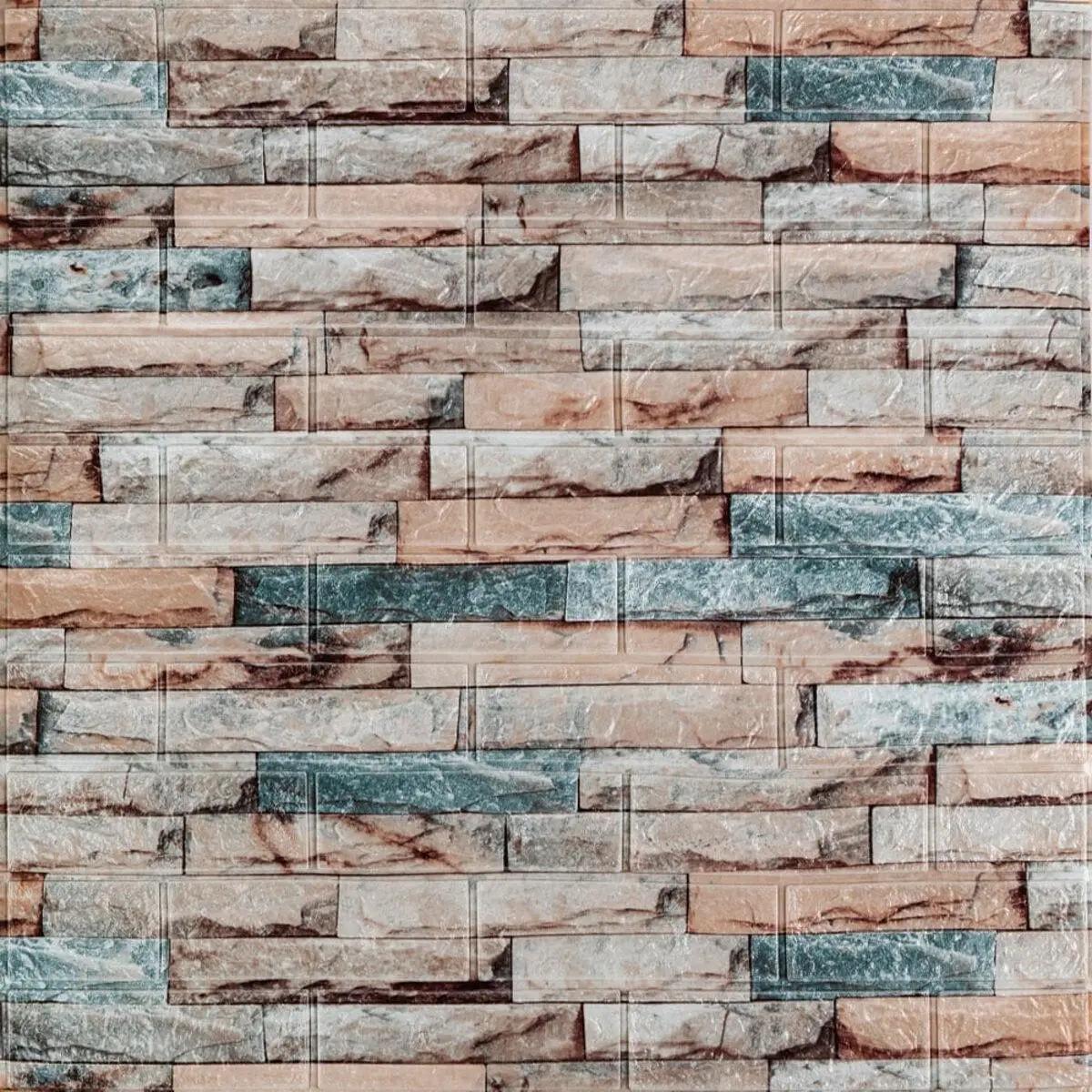 3D-панель самоклеящаяся декоративная Горный туман под камень 700x770x3 мм (BPN3-048)