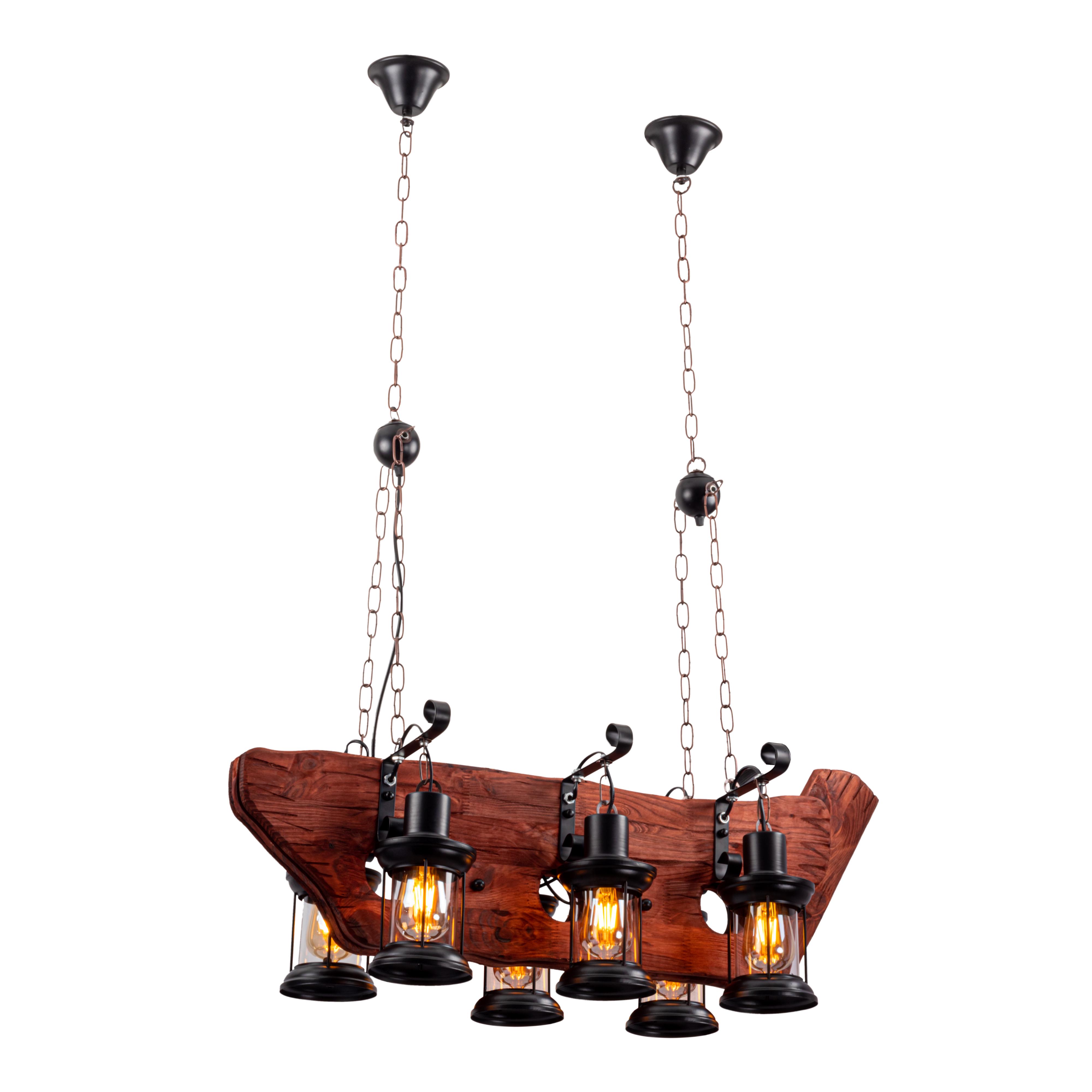 Люстра подвесная Sirius H691-6 лофт на 6 лампочек