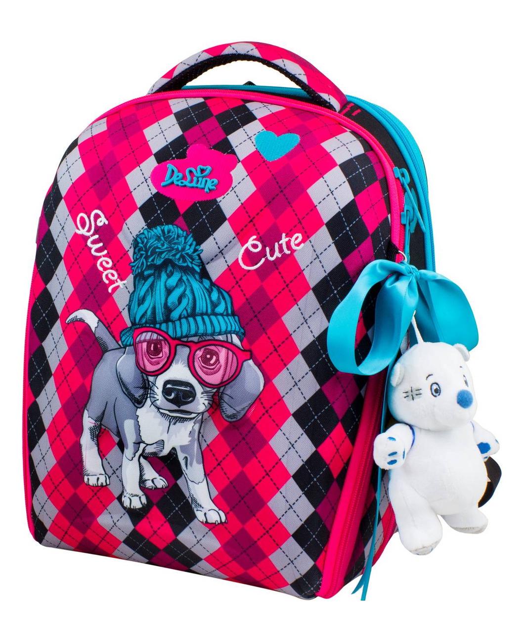 Ранец школьный для девочек DeLune 7mini-018 для 1-4 класса (1873610800)