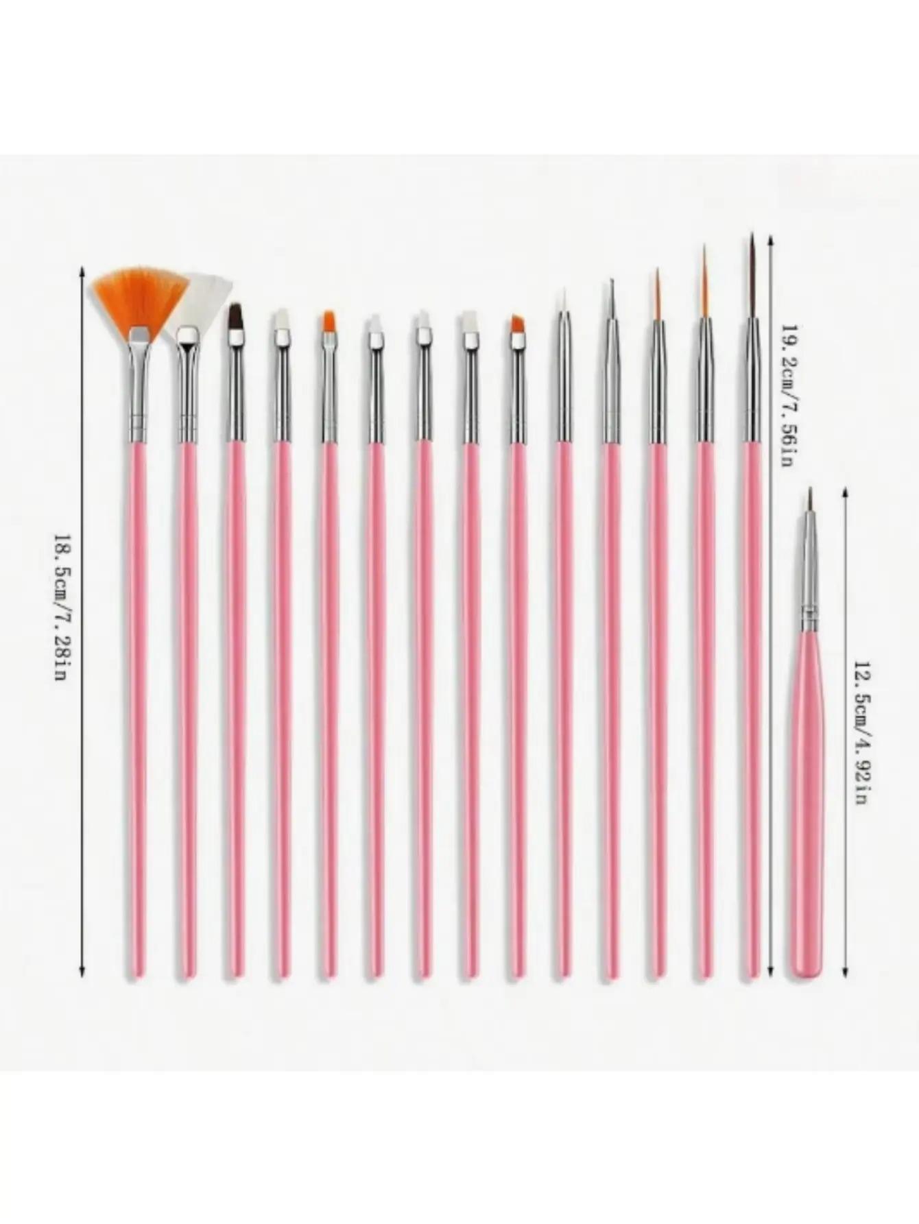 Набір пензлів для манікюру та педикюру 31 шт. - фото 3 Набір пензлів для манікюру та педикюру 31 шт. - фото 3
