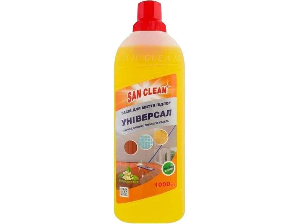 Засіб для миття підлоги SAN CLEAN Універсал 2000 Бергамот 1 л