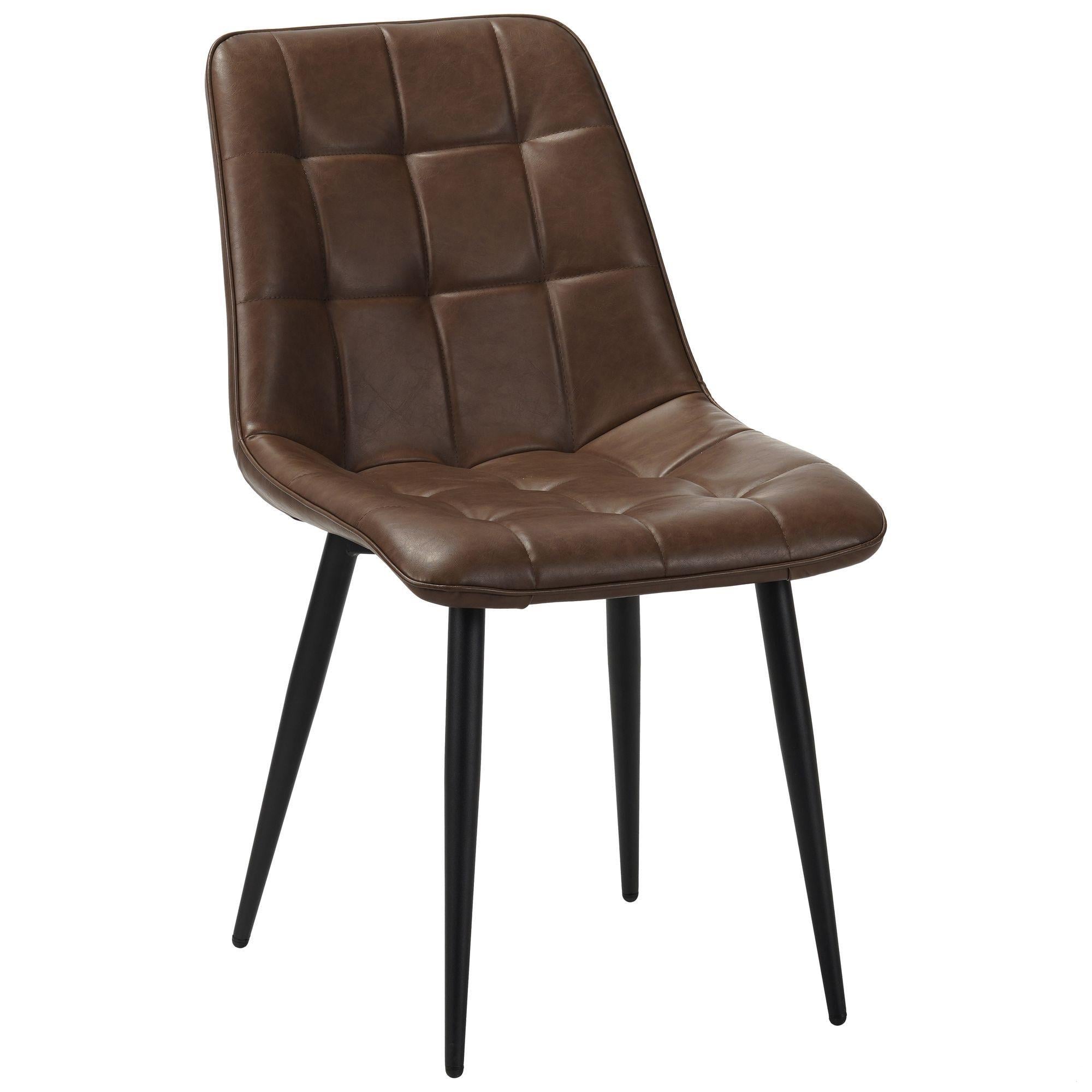 Стілець обідній AMF Arkansas-D Чорний/Камел (555751)