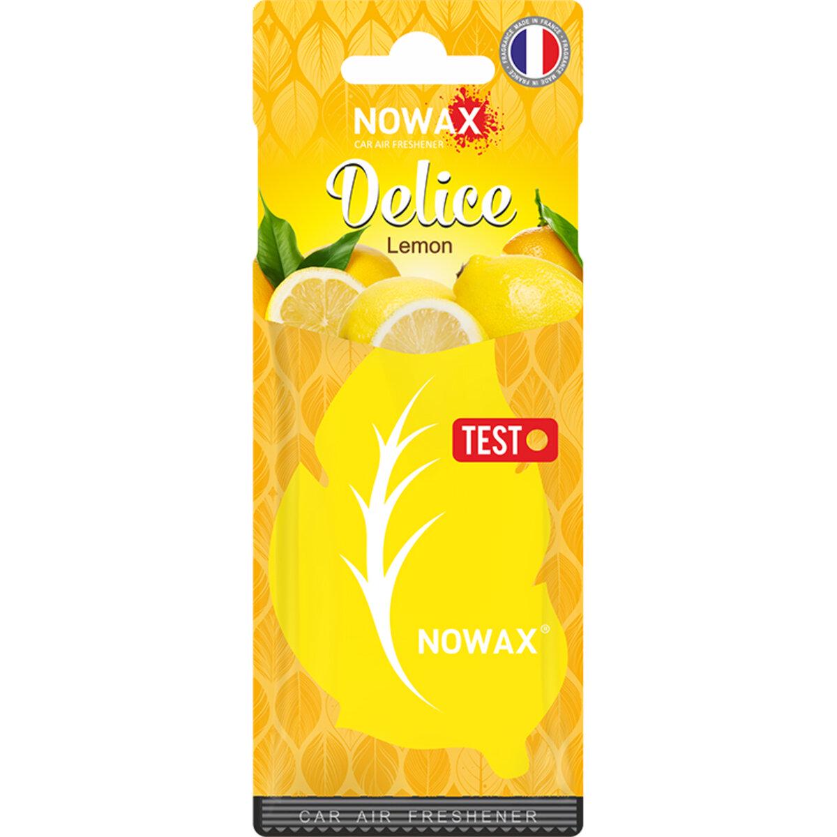 Ароматизатор повітря целюлозний Nowax серія Delice Lemon (2390)