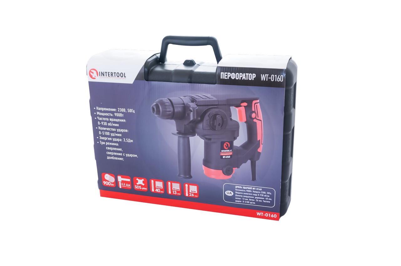Перфоратор бочковий Intertool SemiPro 900 Вт (WT-0160) - фото 8 Перфоратор бочковий Intertool SemiPro 900 Вт (WT-0160) - фото 8