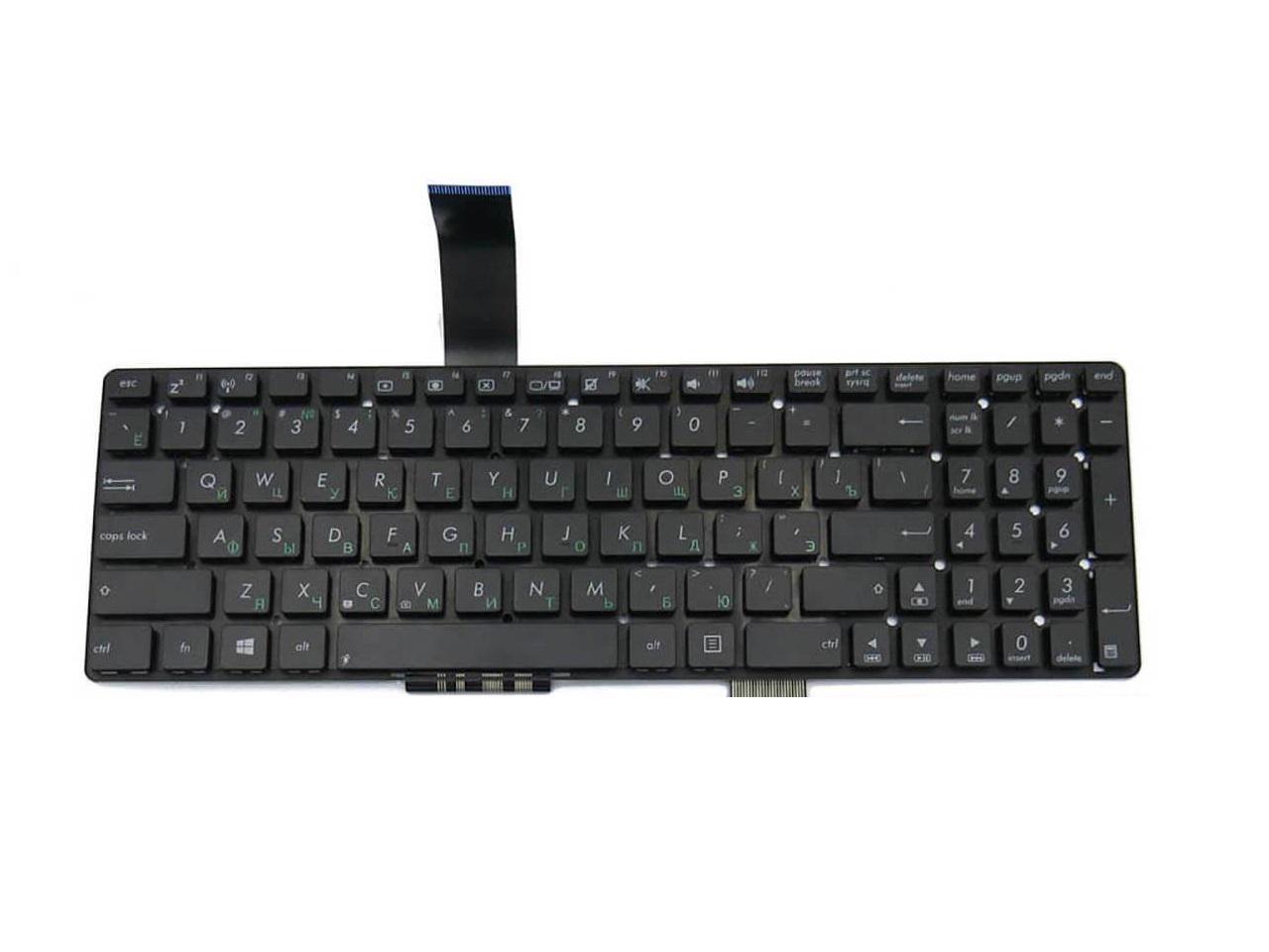 Клавиатура для ноутбука Asus K751 K751LN матовая (0KNB0-6100RU00)