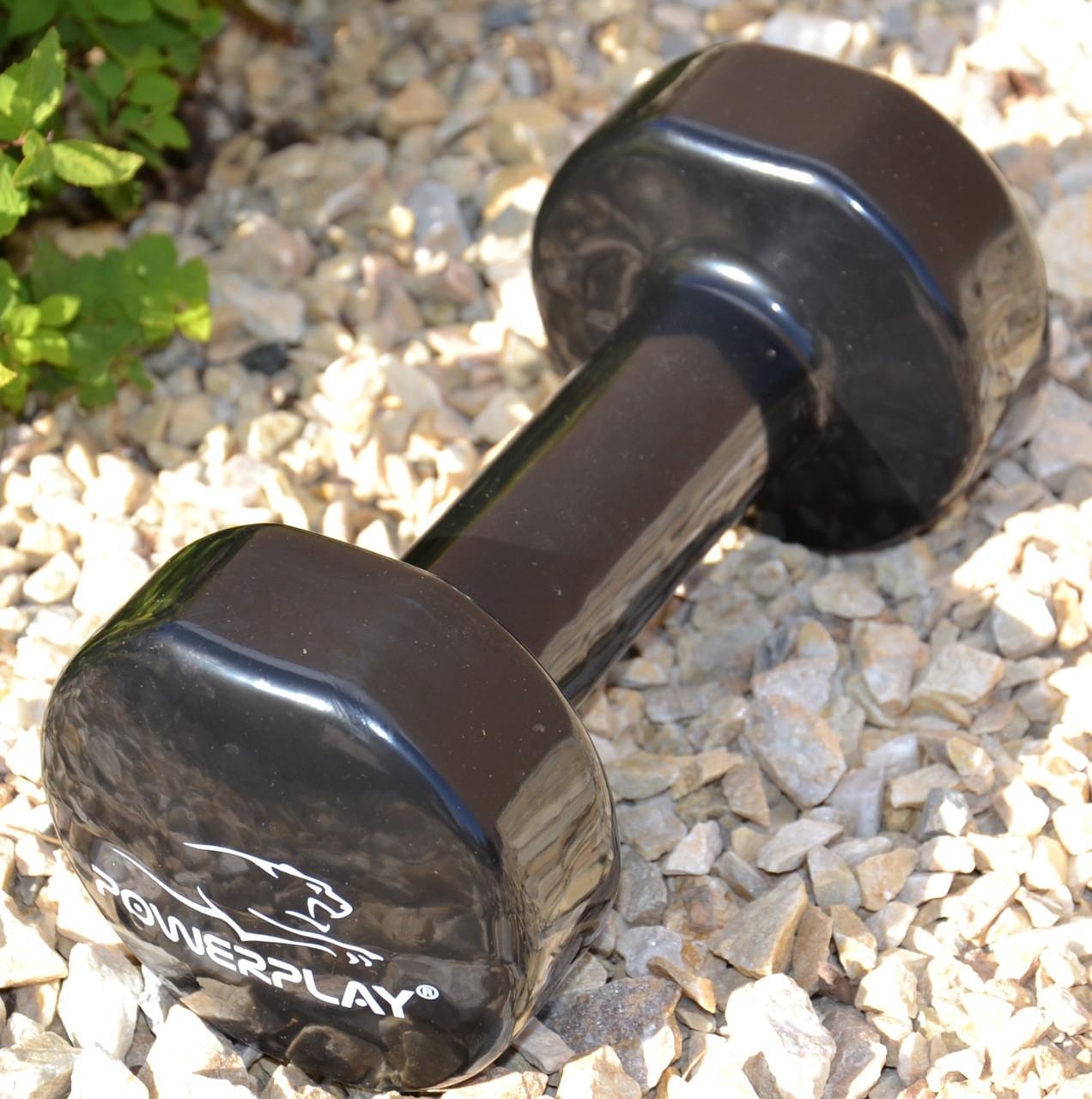 Гантель виниловая PowerPlay PP 4121 1 шт. 1,5 кг Черный (A-013168) - фото 6 Гантель виниловая PowerPlay PP 4121 1 шт. 1,5 кг Черный (A-013168) - фото 6