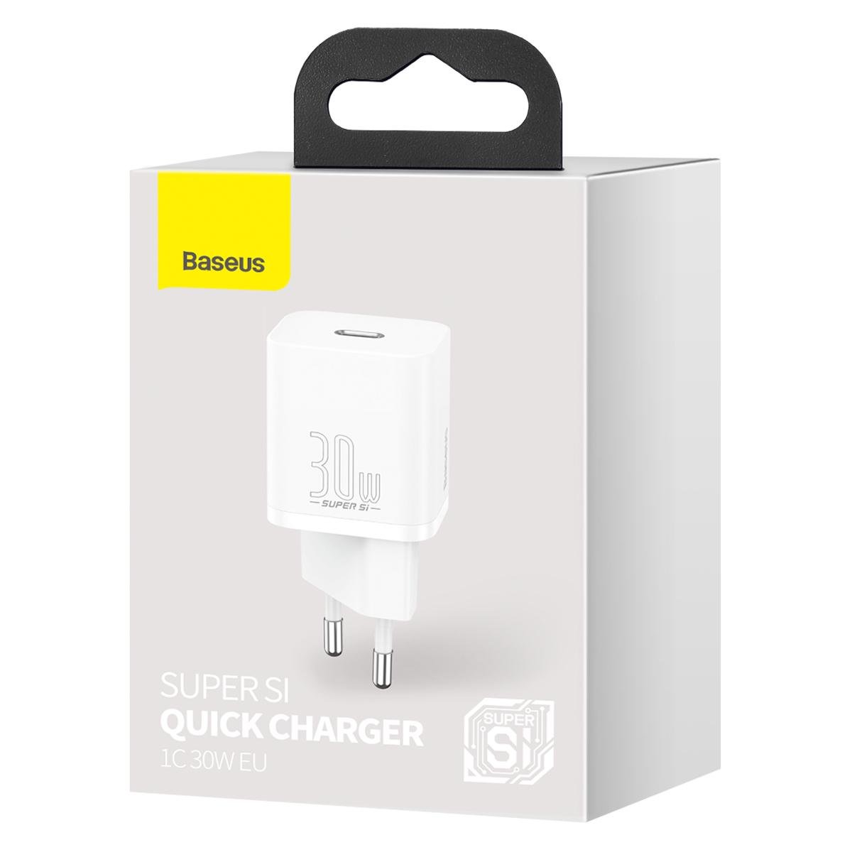 Зарядное устройство Baseus Super Si PD3.0 30 W 3 A White (CCSUP-J02) - фото 14