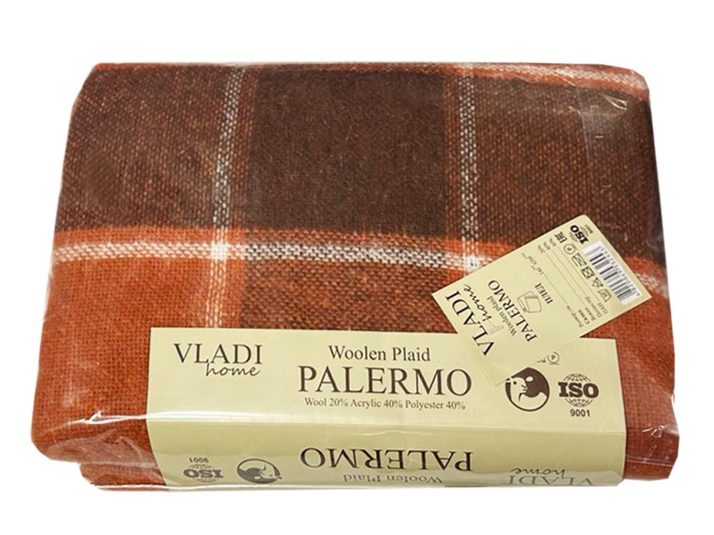 Плед шерстяной Vladi Палермо No7 Sofa 140х200 см Разноцветный (13076478)