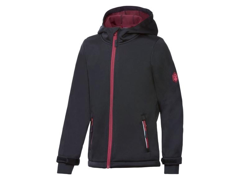 Куртка-софтшел Crivit для дівчинки 122-128 см Чорний