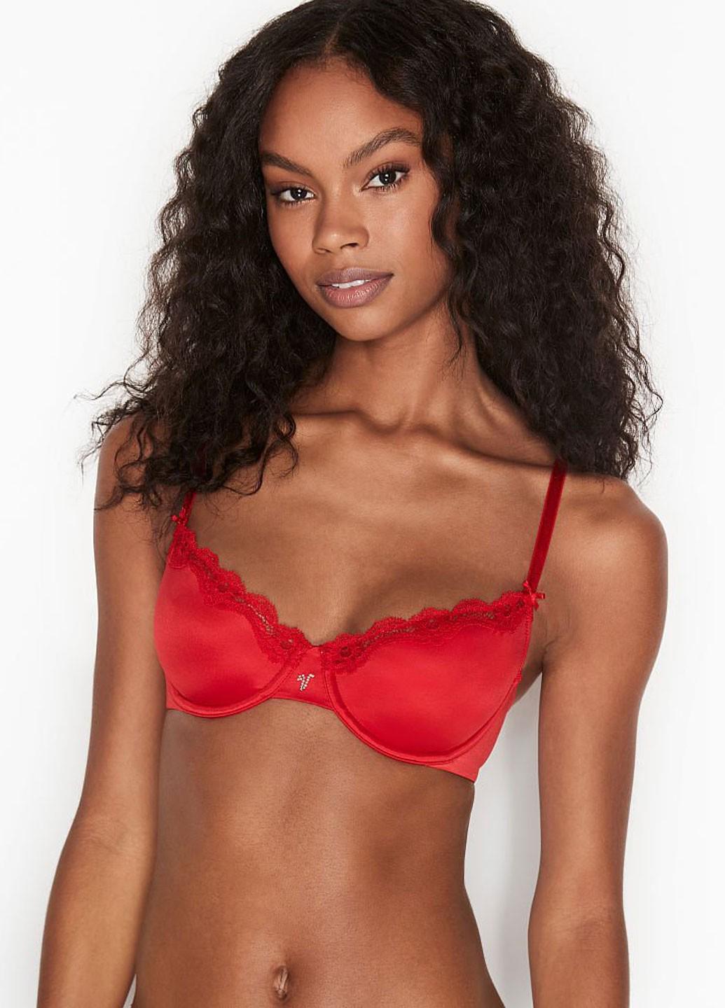 Бюстгальтер Victoria's Secret 32B Красный (70000409859NQ932B)