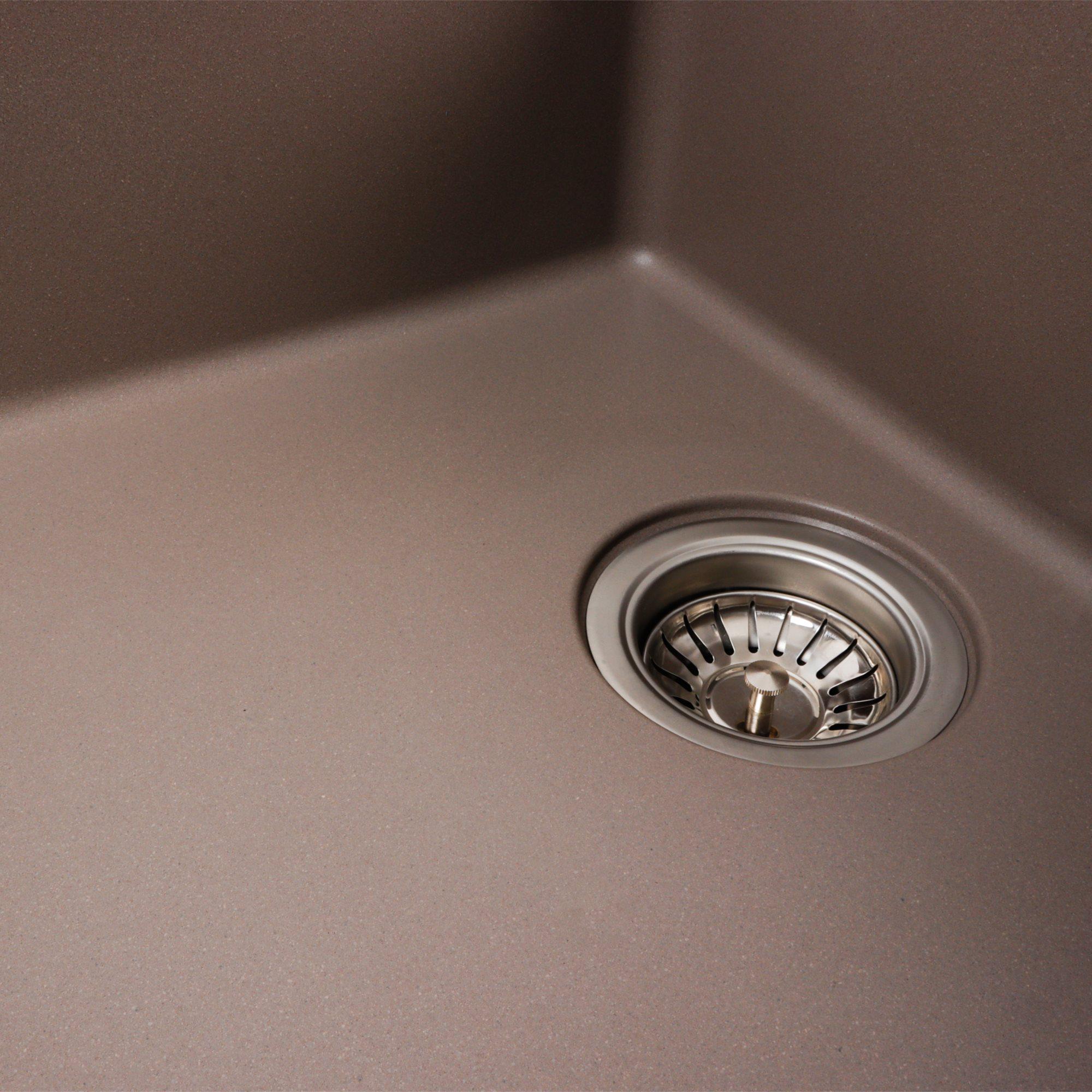 Мойка для кухни гранитная Platinum 7850 ROMA матовая Дюна - фото 5