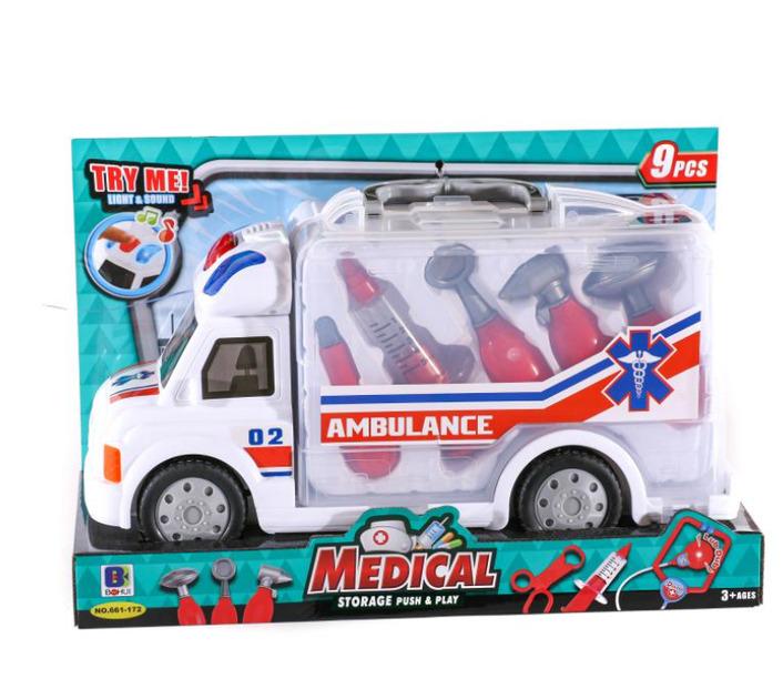Набір інструментів A-Toys у валізі-машинці Швидка допомога (661-172)