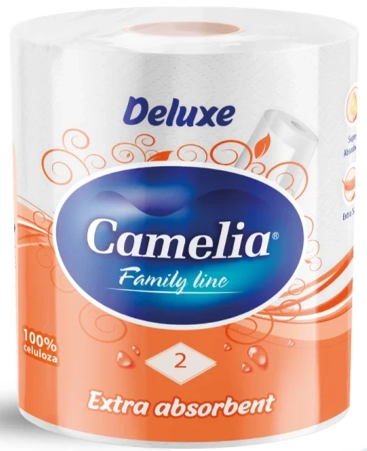Полотенце бумажное CAMELIA Deluxe 2-слойное (2327304400)