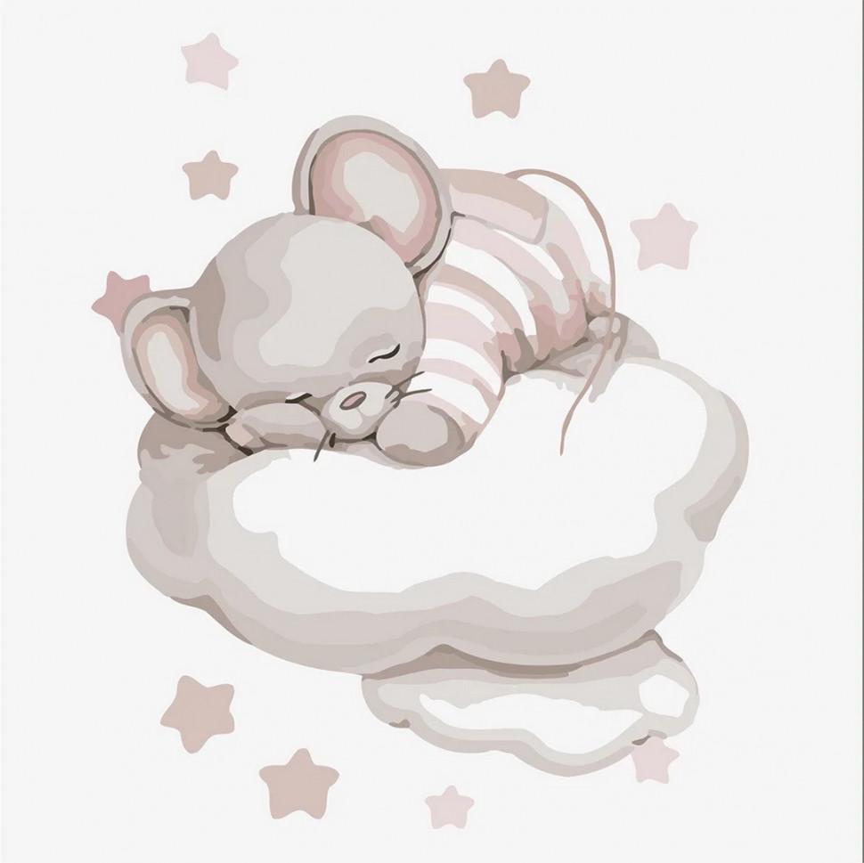 Картина по номерам Идейка Путешествие облачком 30х30 см (KHO2338)