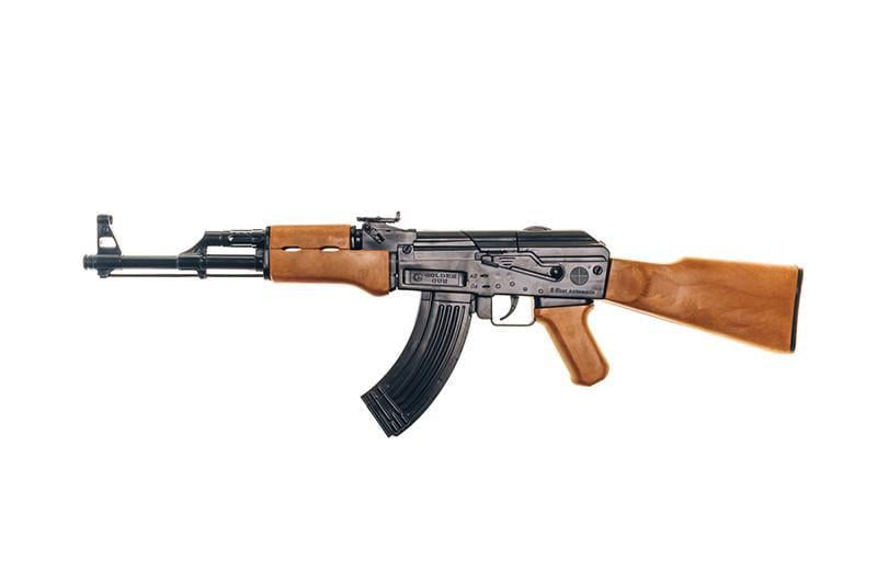 Дитячий іграшковий автомат АК-47 Golden Gun 246GG з пістонами (RLT18591)