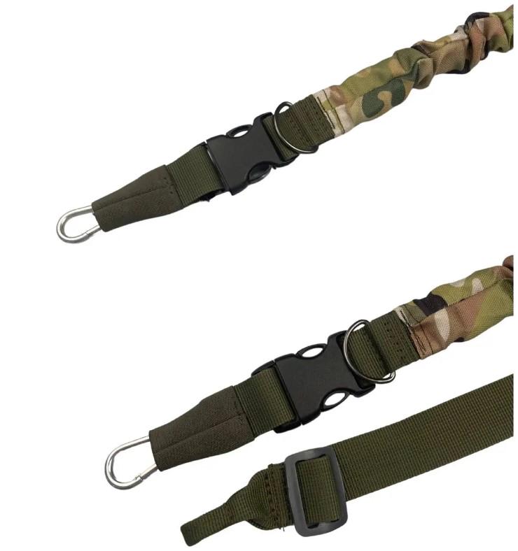 Ремень оружейный одно-двухточечный универсальный с дополнительным креплением на приклад Мультикам - фото 3