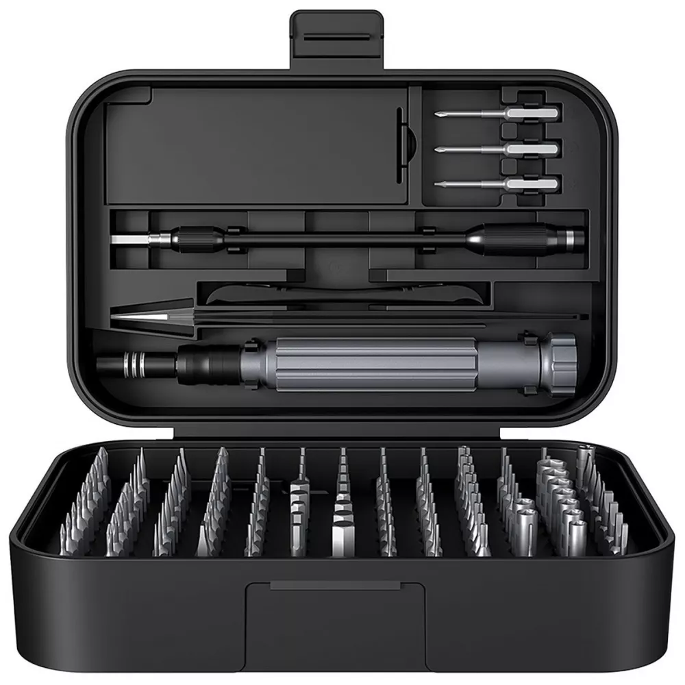 Набор отверток Proove Fixer 150в1 многофункциональный стальные биты Черный (632557)