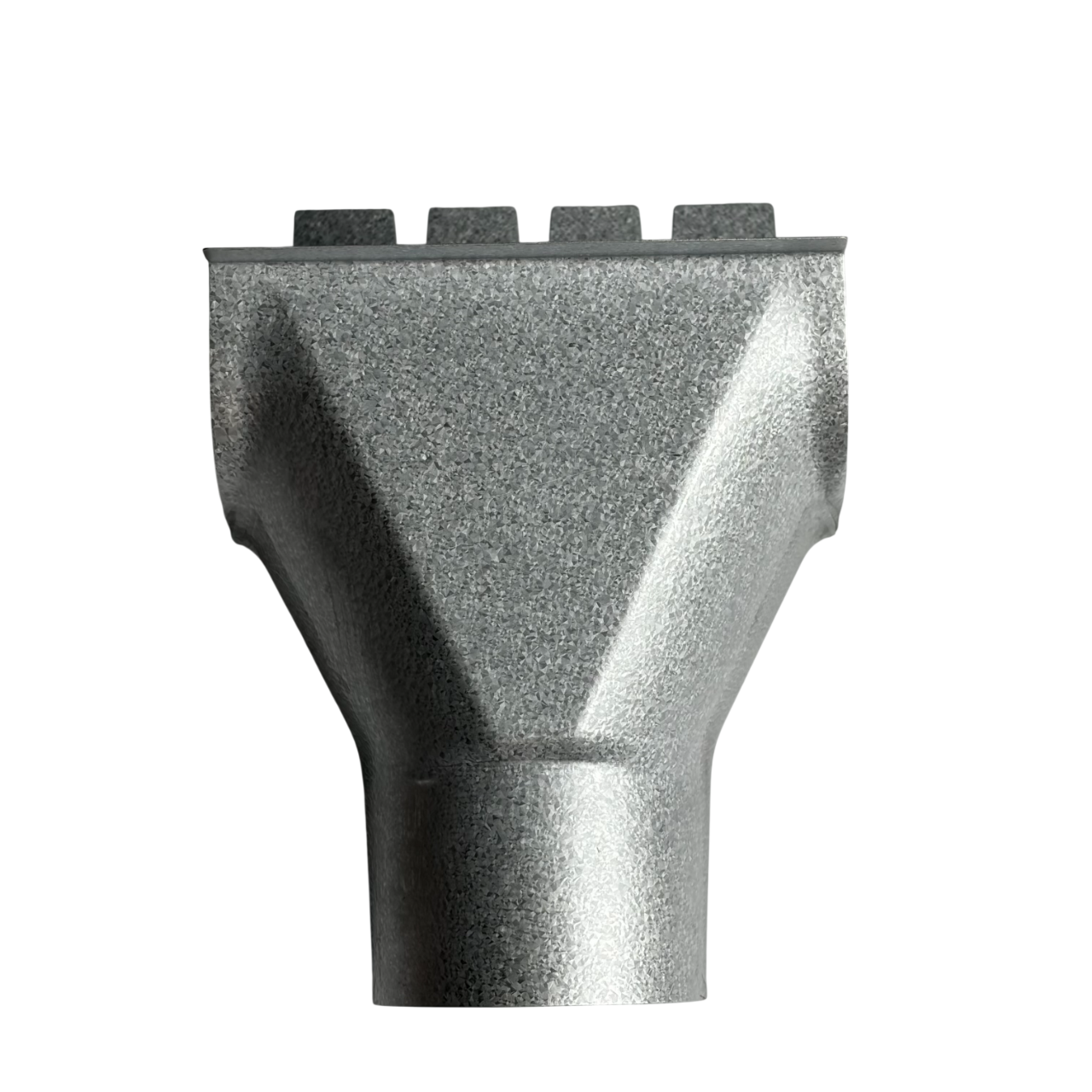 Воронка водосточная Alpine 125/90 мм RAL 0000 Алюцинк алюмоцинк (010031) Воронка водосточная Alpine 125/90 мм RAL 0000 Алюцинк алюмоцинк (010031)