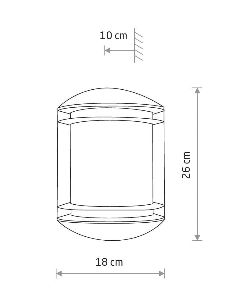 Уличный светильник Nowodvorski 3411 Quartz E27 IP21 60W Серый (28686634) - фото 5 Уличный светильник Nowodvorski 3411 Quartz E27 IP21 60W Серый (28686634) - фото 5