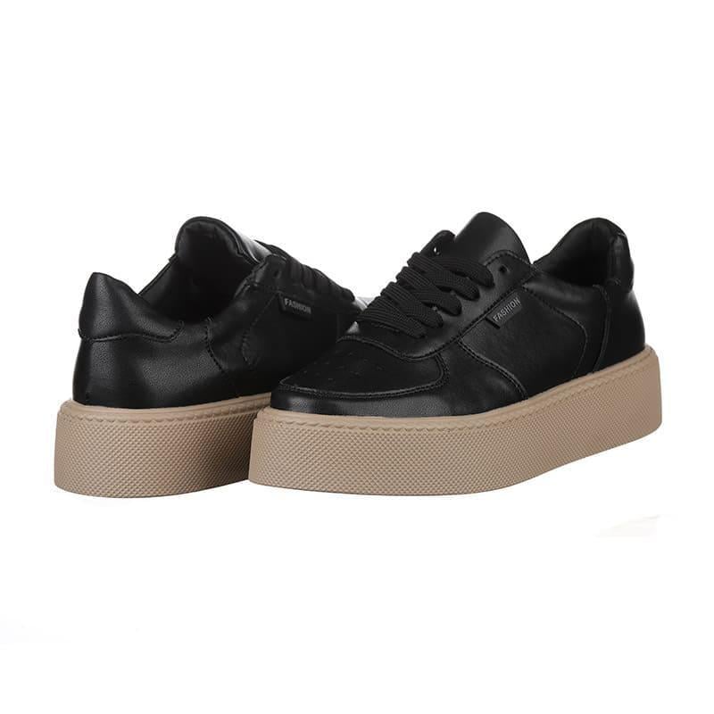 Кроссовки женские KadisAilun C525-7-1 кожаные р. 37 Черный (20367)