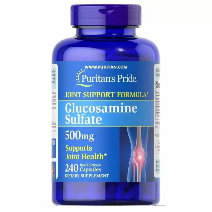 Препарат для суставов и связок Puritan's Pride Glucosamine Sulfate 500 мг 240 Caps Препарат для суставов и связок Puritan's Pride Glucosamine Sulfate 500 мг 240 Caps