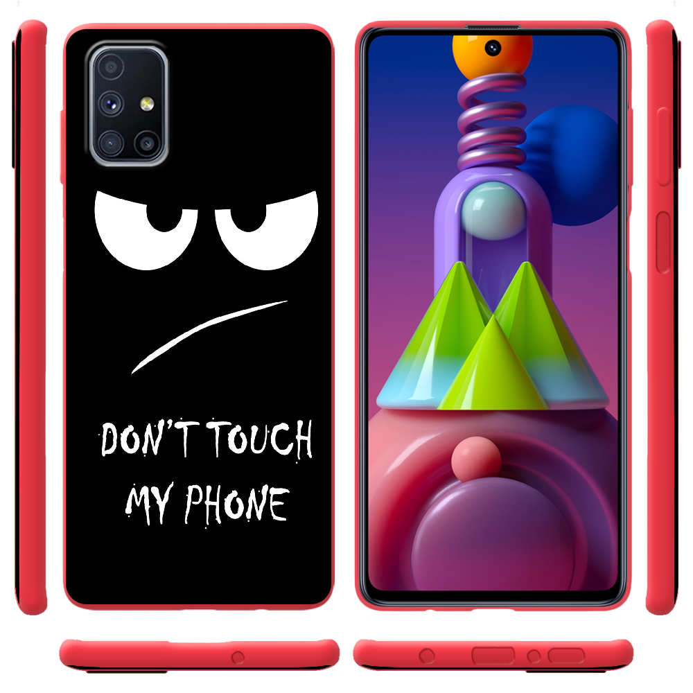 Чехол Boxface Samsung M515 Galaxy M51 Don't Touch my Phone Красный силикон (40937-up535-41570) - фото 2