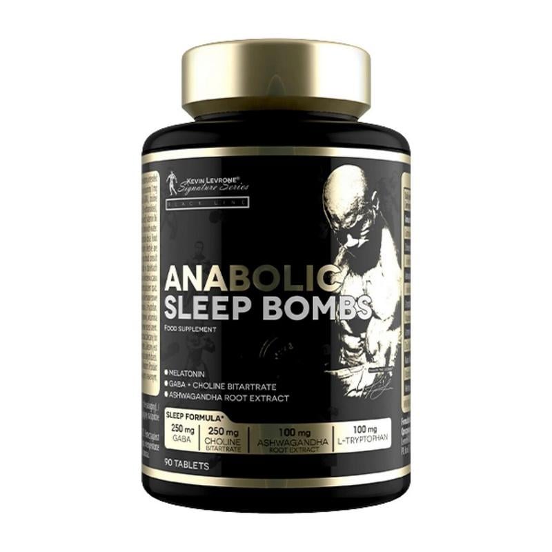 Комплекс сна с мелатонином 1 мг и GABA Kevin Levrone Anabolic Sleep Bombs 90 табл.