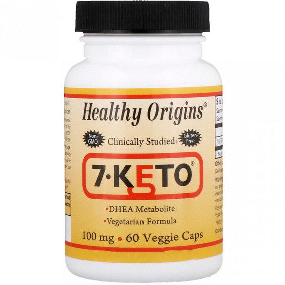 ДГЭА Healthy Origins 7-Keto 100 мг 60 Veg Caps (HO72876)
