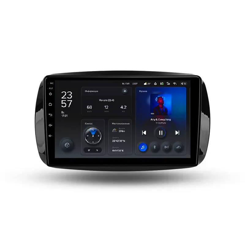 Автомагнитола штатная Teyes для Mercedes Benz Smart Fortwo 3 C453 A453 W453 2014-2020 Android X1 2+32G Wi-Fi/4G (1740497000)