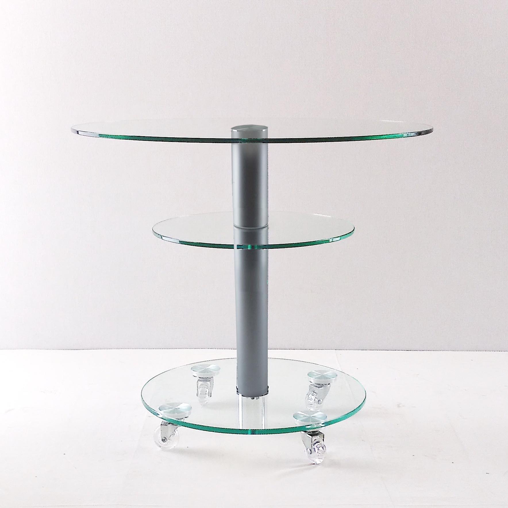 Стол журнальный стеклянный Commus Bravo Standart O ccc-alm60 Прозрачный (433320259) - фото 4 Стол журнальный стеклянный Commus Bravo Standart O ccc-alm60 Прозрачный (433320259) - фото 4