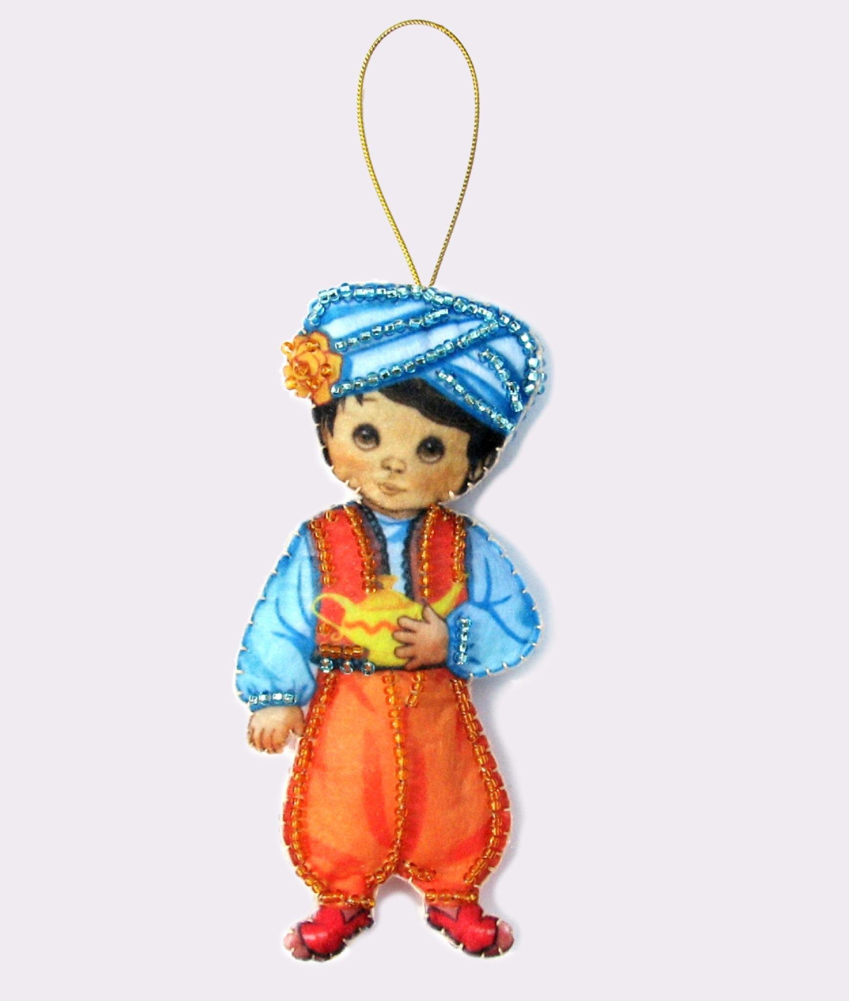 Набір для вишивання бісером BUTTERFLY F073 Лялька. Схід-М 12х7 см (F073)