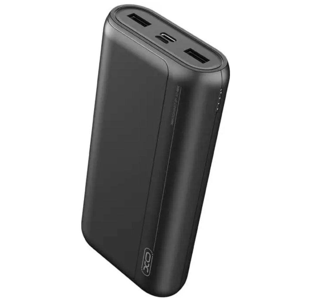 Повербанк XO PR122 2 USB+Type-C 20000 mAh Black (346009375)