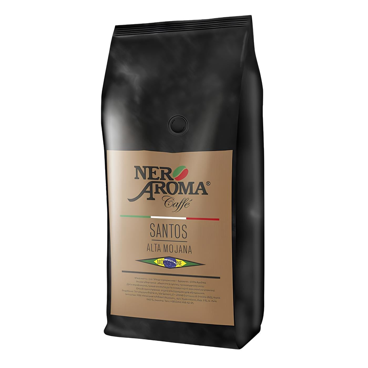 Кава в зернах Nero Aroma Monoarabica Santos Alta Mojana 1 кг (32510741)