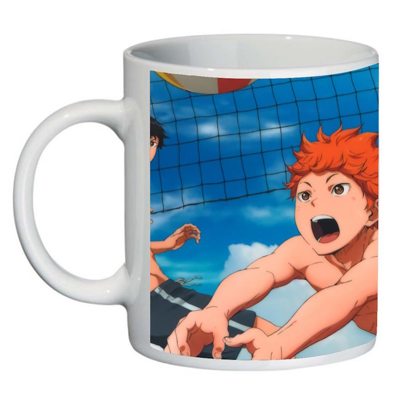 Чашка с принтом Волейбол хайкю H007 (2181712340)