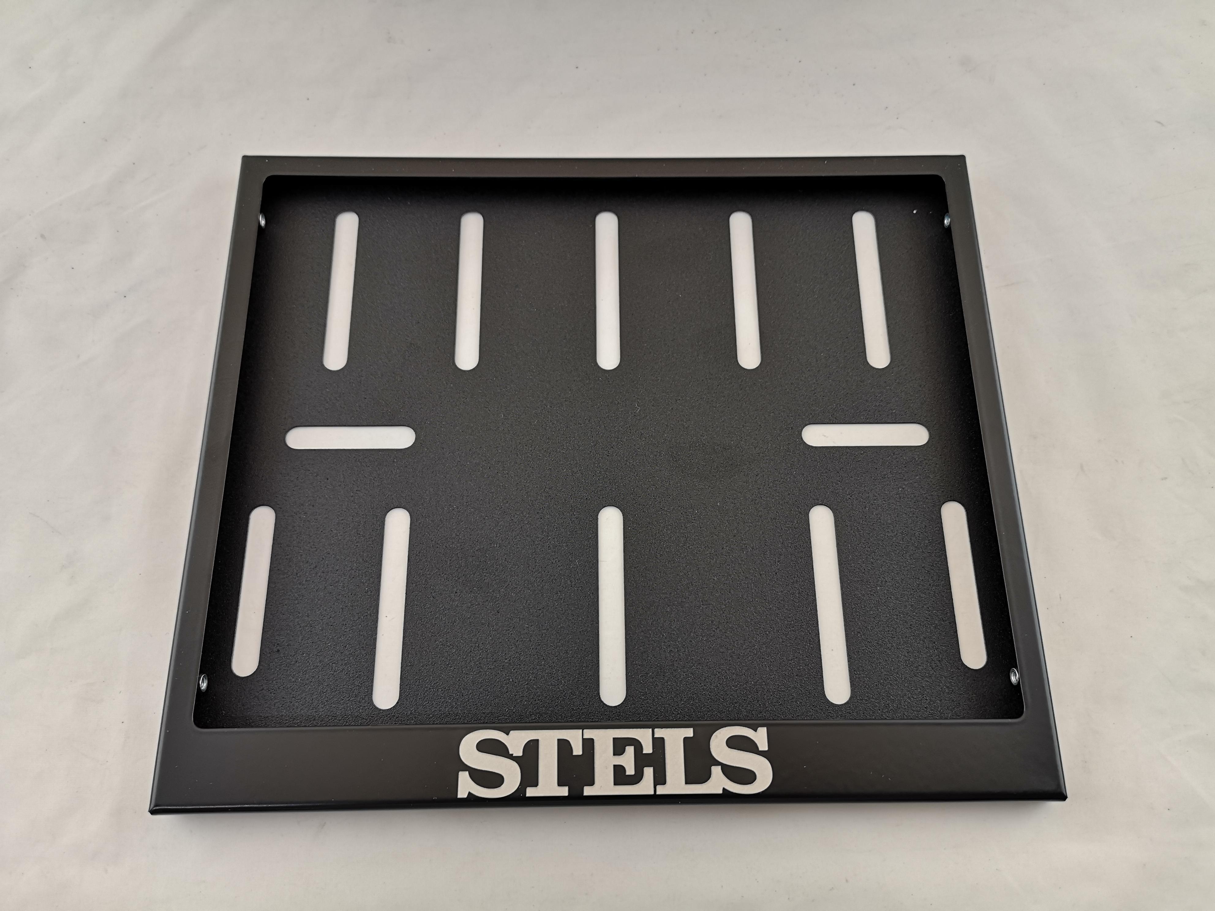 Рамка для мотоциклетного номера Stels 174х220 мм Чорний (VH-S1722STSBL)