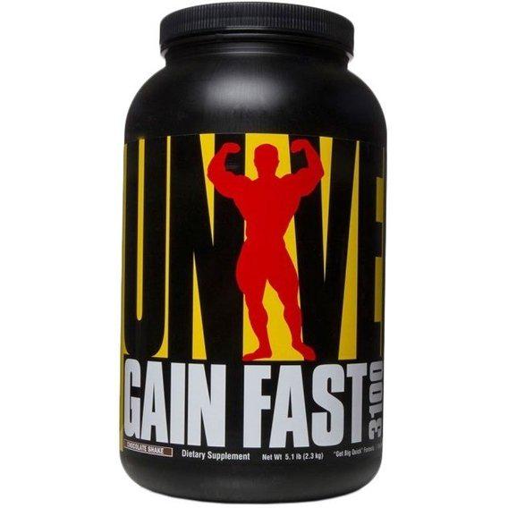 Гейнер Universal Nutrition Gain Fast 3100 2300 г 10 порций Strawberry
