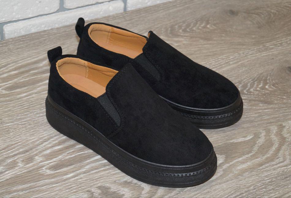 Слипоны демисезонные Violeta 41 р. 25,5 см Черный (30268-41) - фото 3