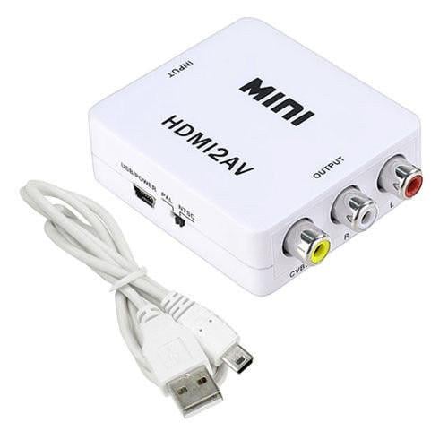 Кабель HDMI-AV RCA відео/аудіо Білий (505768)