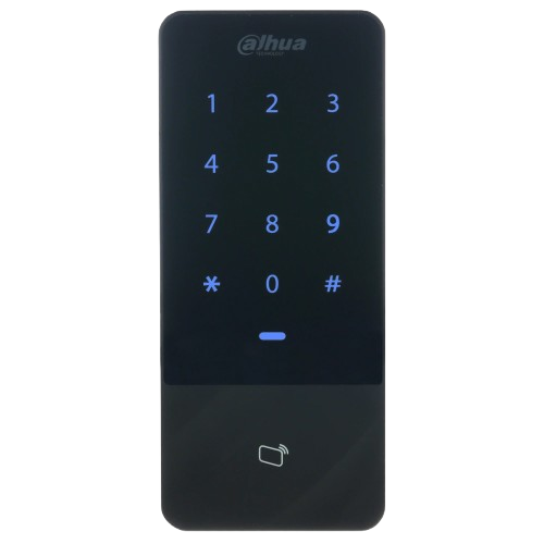 Терминал считыватель доступа по карте/паролю автономный Dahua DHI-ASI1201E-V1 Mifare защита IP66 Черный (3c8447c5)