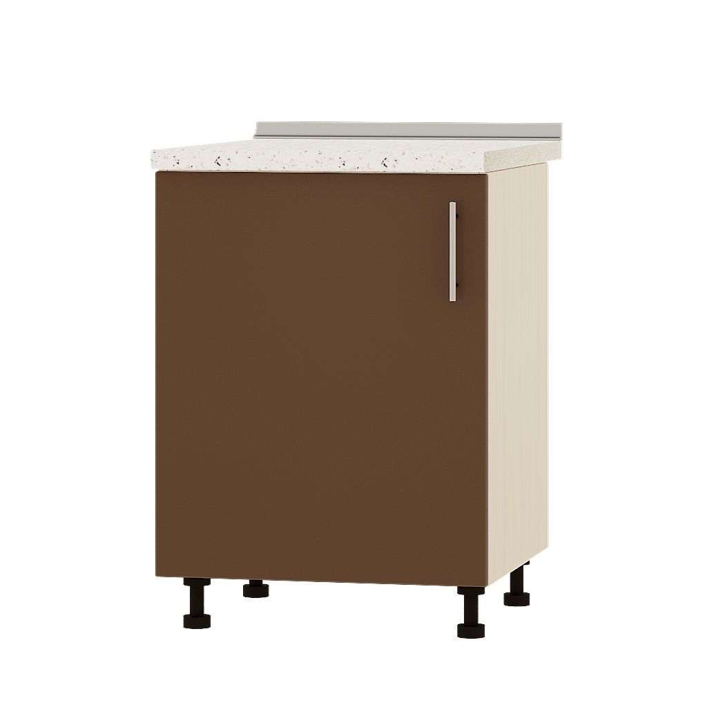 Шкаф нижний Эверест Оптима модуль Низ Н83-600 60х47х85 см Капучино/Дуб Молочный (04058)