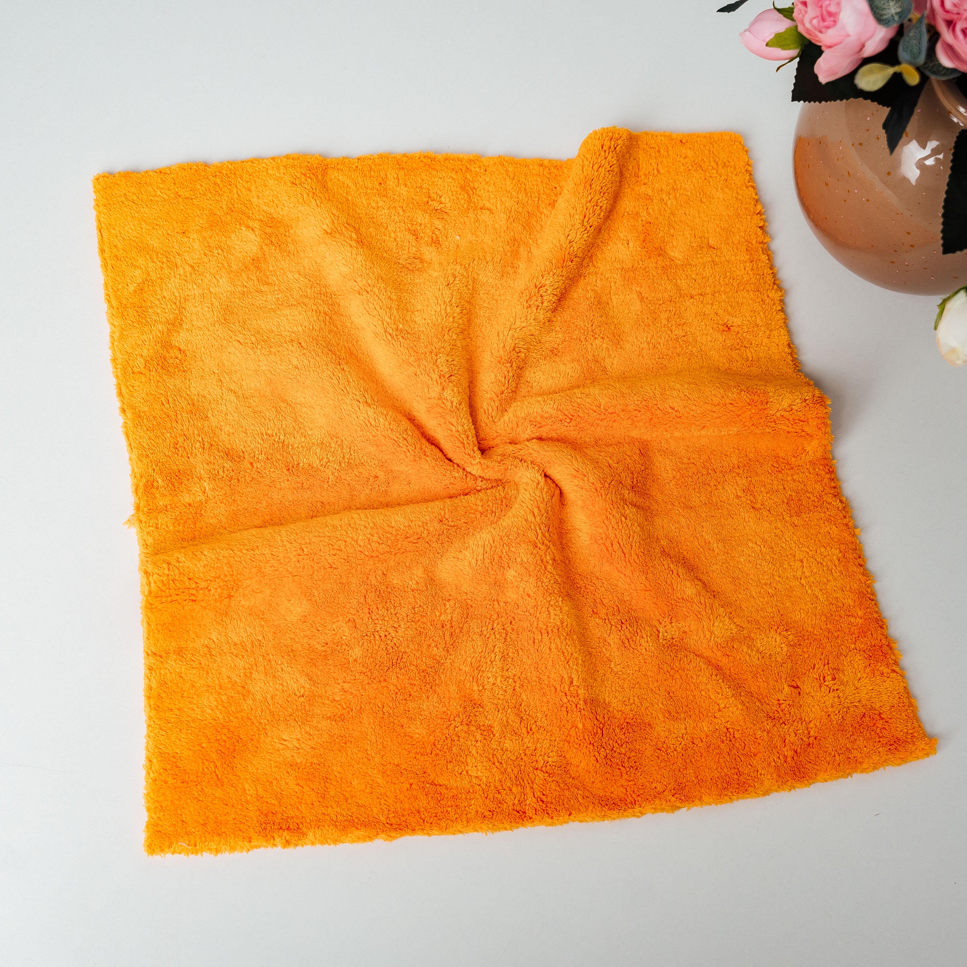 Салфетка для авто фибра 40x40 см Оранжевый (886482)