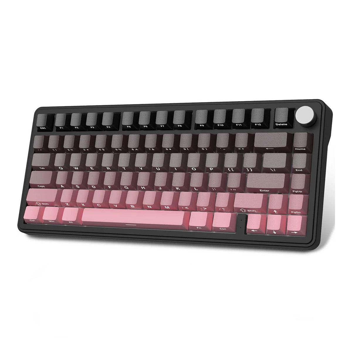 Клавиатура беспроводная attack shark X85 75% с боковой гравировкой и RGB подсветкой Pink (2519913225) Клавиатура беспроводная attack shark X85 75% с боковой гравировкой и RGB подсветкой Pink (2519913225)