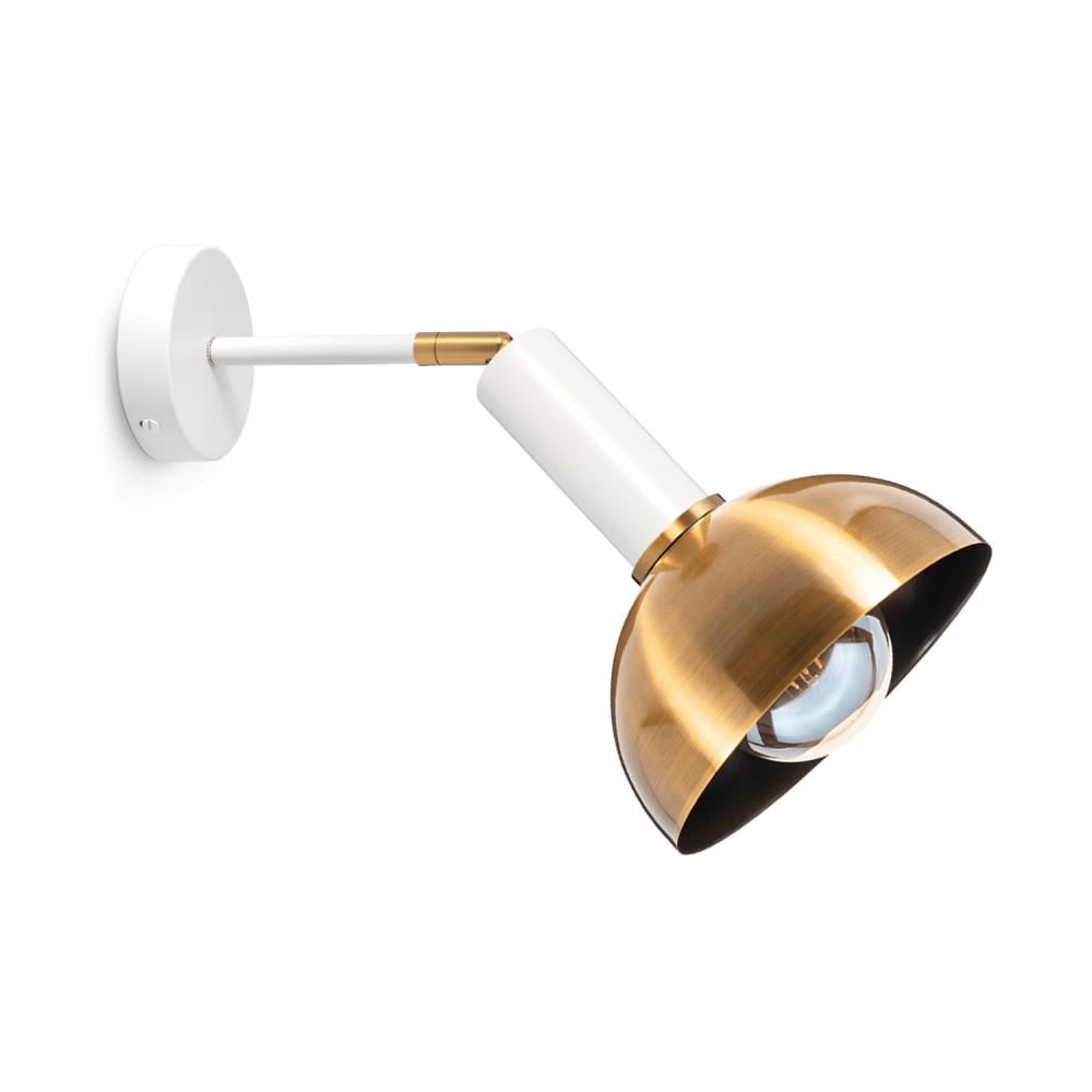 Настенный светильник Demilune Tube Line White/Gold (WL-T0011/W-GOLD) Настенный светильник Demilune Tube Line White/Gold (WL-T0011/W-GOLD)