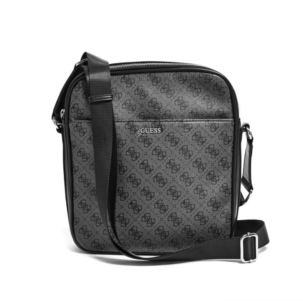 Сумка мужская брендовая на плечо PU-кожа Серый (7511 PTR)