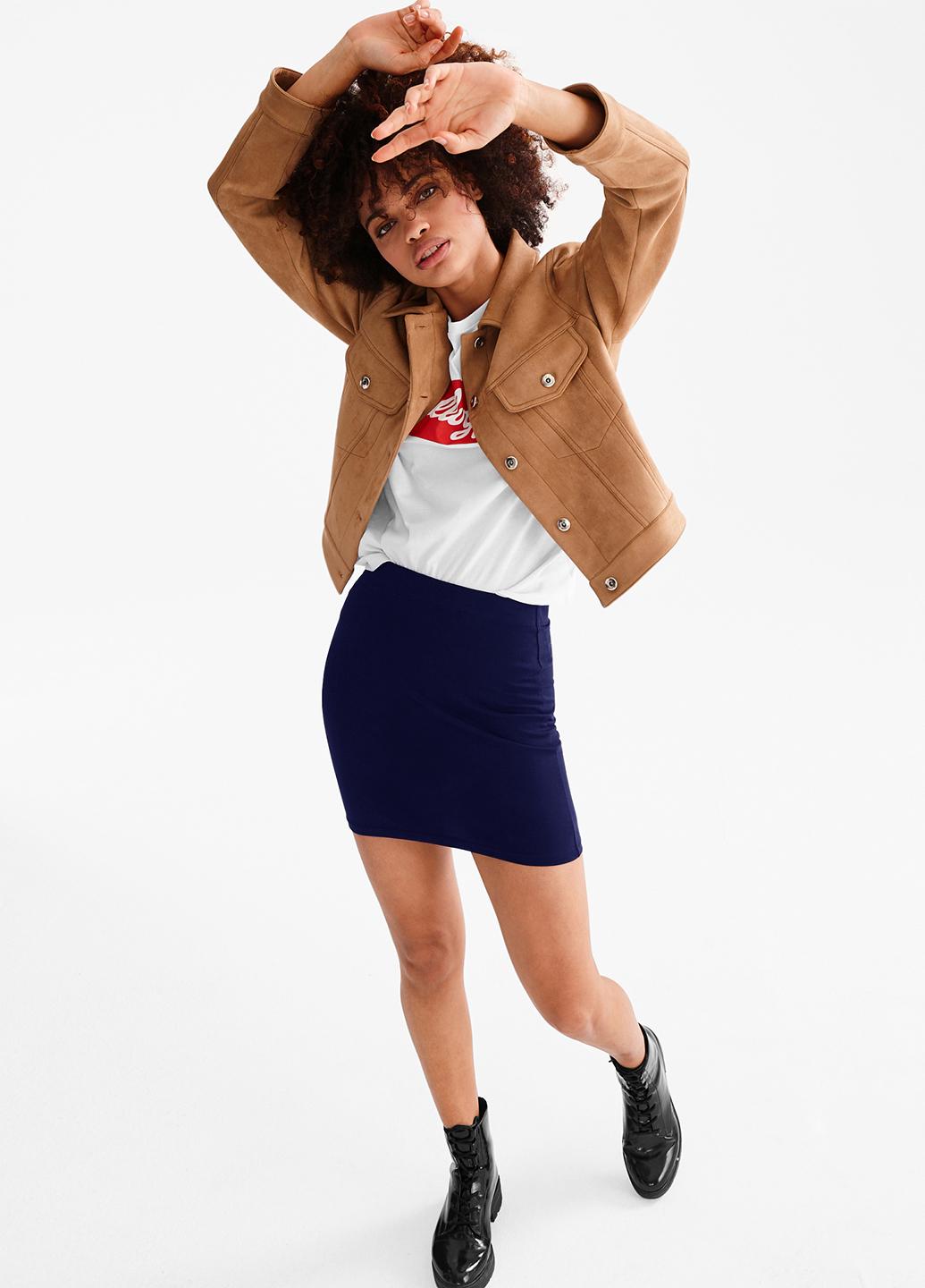 Юбка C&A XS Темно-синій (2052641b18)