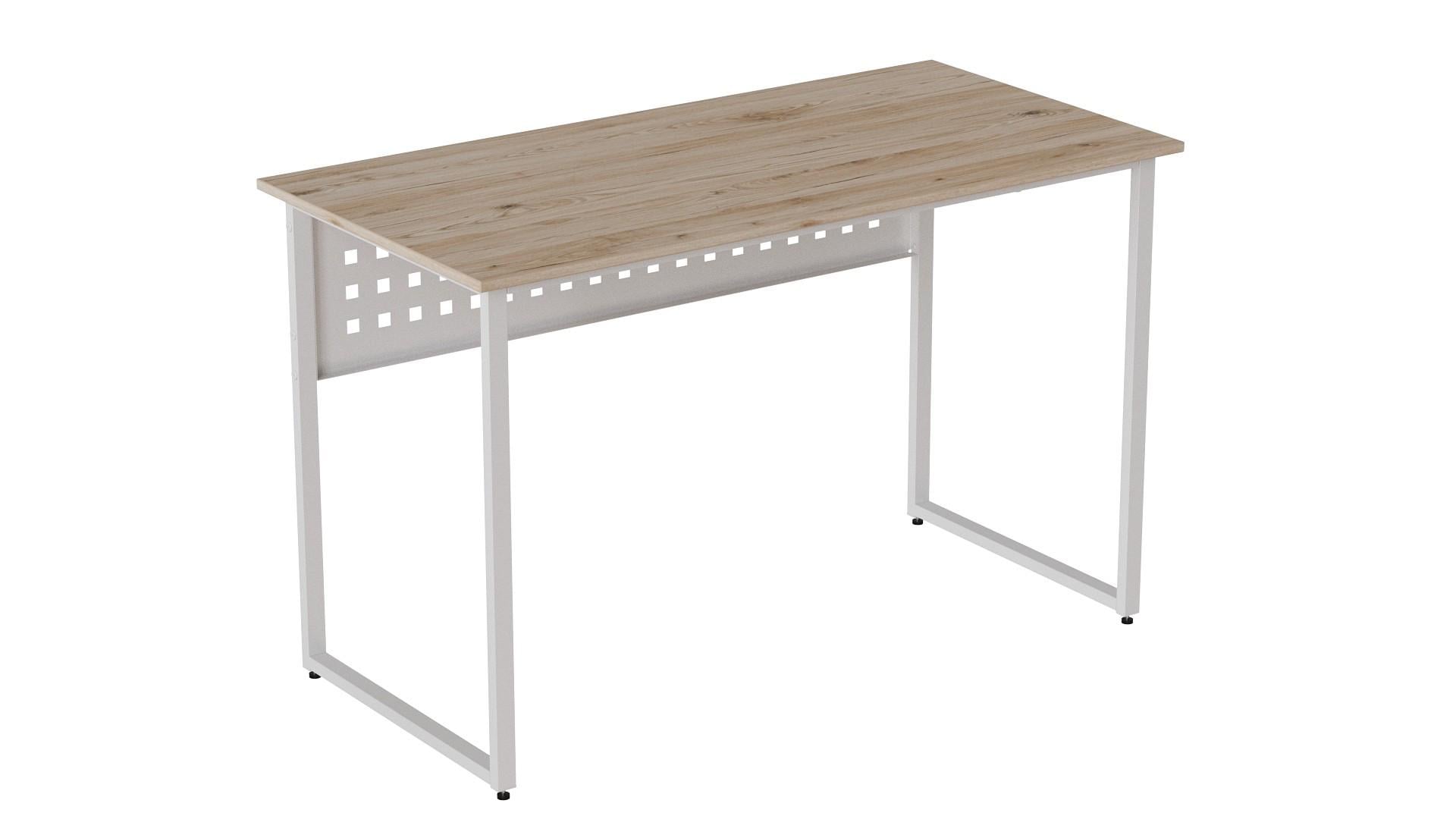 Стол компьютерный Ferrum-decor Майк ДСП 32 мм 75x100x60 см Белый/Дуб Артизан (FRD-101305)